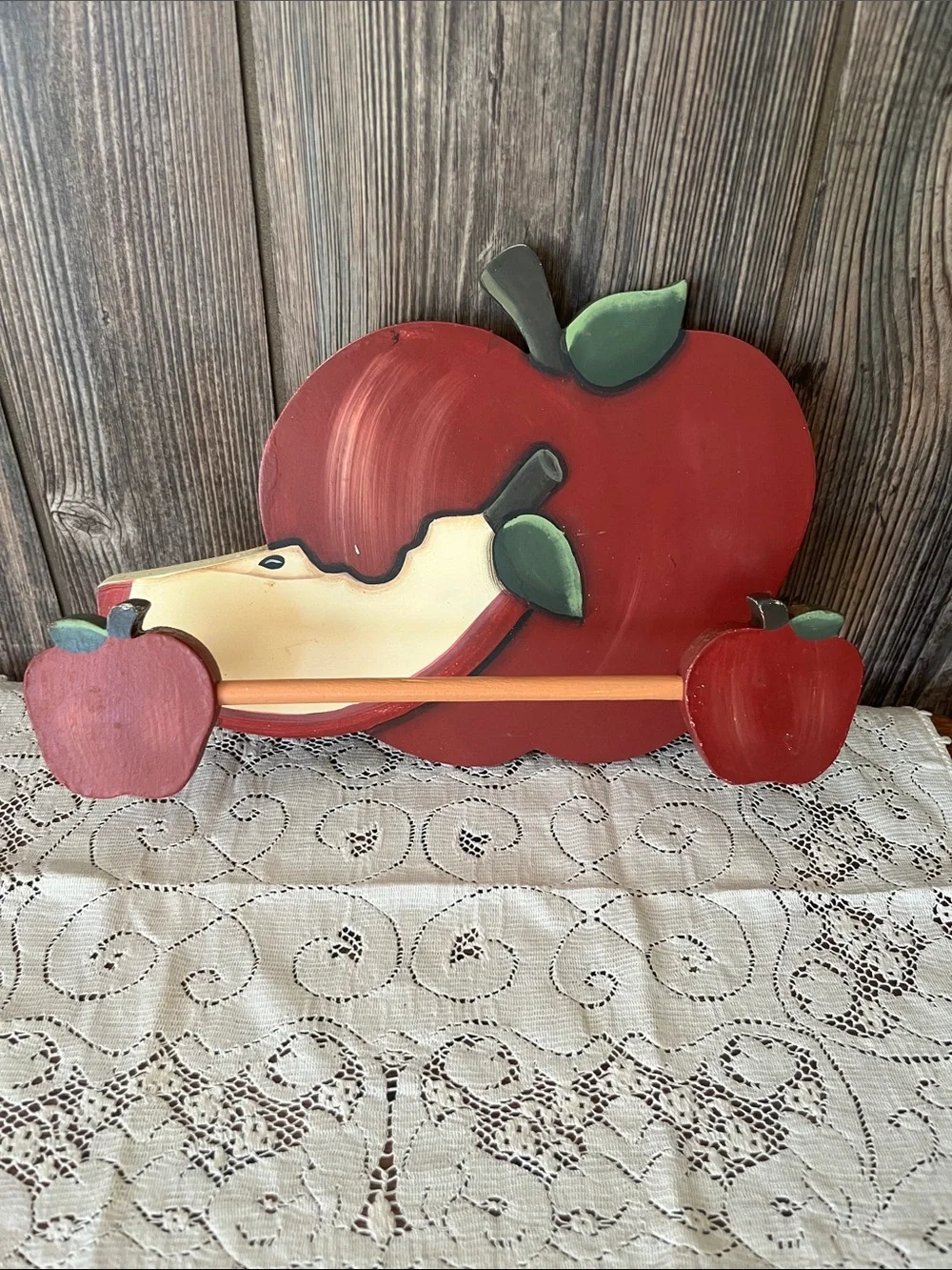 Red Apple Wall Decor Towel holder